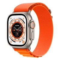 Смарт-часы Apple Watch Ultra 49mm Titanium Case with Orange Alpine Loop Medium (MQEU3/MQFL3) Смарт-часы Apple Watch Ultra 49mm Titanium Case with Orange Alpine Loop Medium (MQEU3/MQFL3)