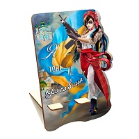 Подставка для телефона Zabava "Девушка с автоматом" (PS-7005)