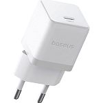 Сетевое зарядное устройство Baseus Palm 1-USB-C 20W Moon White (P10111602213-00)