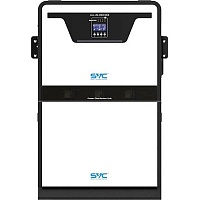 Гибридный солнечный инвертор SVC ESS STACKED RPS "All-in-One" + АКБ LiFePO4 5120Wh Гибридный солнечный инвертор SVC ESS STACKED RPS "All-in-One" + АКБ LiFePO4 5120Wh