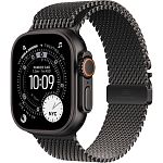 Смарт-годинник Apple Watch Ultra 3 49mm Black Titanium Case with Black Titanium Milanese Loop Medium (MF1Q4)