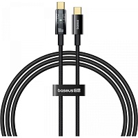 Кабель Baseus Explorer with Auto Shutdown USB-C to USB-C 100w 2m Cluster Black (P10319704111-00) - придбати в Дніпрі, Україні: ціна, характеристики | інтернет-магазин TOUCH
