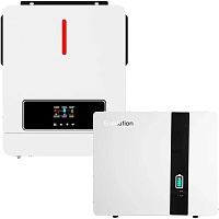 Гибридный солнечный инвертор JYsupsys MPS-6200 + АКБ Enerlution LiFePO4 5120Wh Гибридный солнечный инвертор JYsupsys MPS-6200 + АКБ Enerlution LiFePO4 5120Wh