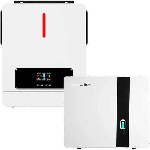 Гибридный солнечный инвертор JYsupsys MPS-6200 + АКБ Enerlution LiFePO4 5120Wh