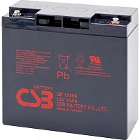 Аккумулятор CSB AGM 12V (12V/20Ah/240Wh) (GP12200)
