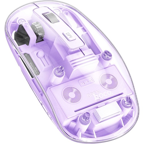 Мышь Hoco GM29 Crystals Romantic Purple (785121)