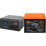 Источник бесперебойного питания (ИБП) LogicPower UPS В1500 + АКБ LiFePO4 1280Wh (37454) 