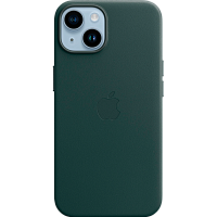 Чехол Apple Leather Case with MagSafe для Apple iPhone 14 Forest Green (MPP53) Чехол Apple Leather Case with MagSafe для Apple iPhone 14 Forest Green (MPP53)