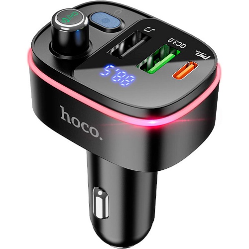 FM-трансмиттер Hoco E62 Fast PD20W+QC3.0 BT FM Transmitter (756299)