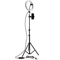 Кільцева LED лампа зі штативом AC Prof 1701 26см - придбати в Дніпрі, Україні: ціна, характеристики | інтернет-магазин TOUCH Кільцева LED лампа зі штативом AC Prof 1701 26см - придбати в Дніпрі, Україні: ціна, характеристики | інтернет-магазин TOUCH