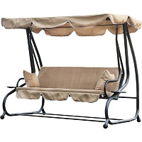 Садовые качели GardenLine KRE0759 Beige Садовые качели GardenLine KRE0759 Beige