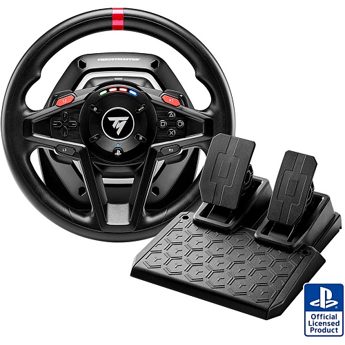 Ігрове кермо з педалями Thrustmaster PC/PS4/PS5 T128 Wheel with Pedals (4160781) - придбати в Дніпрі, Україні: ціна, характеристики | інтернет-магазин TOUCH