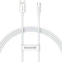 Кабель Baseus Superior Series Fast Charging USB-A to USB-C 100W 1m White (P10320102214-01)