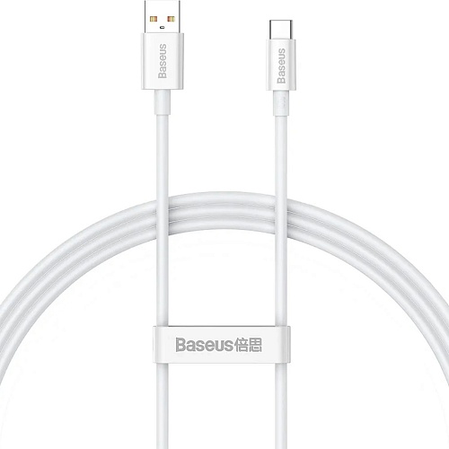 Кабель Baseus Superior Series Fast Charging USB-A to USB-C 100W 1m White (P10320102214-01) - придбати в Дніпрі, Україні: ціна, характеристики | інтернет-магазин TOUCH