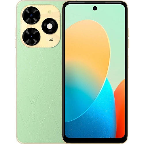 Смартфон Tecno Spark 20C (BG7n) 4/128GB Magic Skin Green (4894947011764) - придбати в Дніпрі, Україні: ціна, характеристики | інтернет-магазин TOUCH