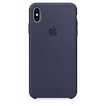 Чехол Silicone Case для Apple iPhone XS Max (Midnight Blue) ААА