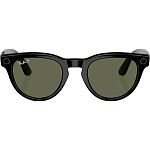 Смарт-окуляри Ray-Ban Meta Headliner Gen 2 Low Bridge Fit Standard Shiny Black Frame/G-15 Green Lenses (RW4013F 601/71 51-23)