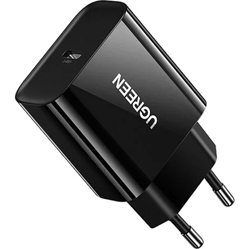 Мережевий зарядний пристрій Ugreen CD137 20W Black (10191) - придбати в Дніпрі, Україні: ціна, характеристики | інтернет-магазин TOUCH