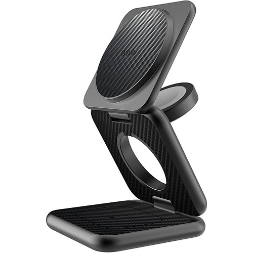 Беспроводное зарядное устройство WiWU Wi-W035 3in1 Kevlar Series