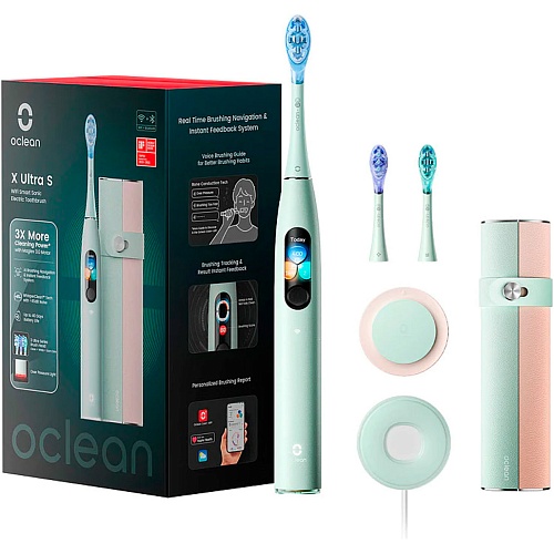 Електрична зубна щітка Oclean X Ultra S Electric Toothbrush Green - придбати в Дніпрі, Україні: ціна, характеристики | інтернет-магазин TOUCH