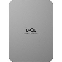 Внешний жесткий диск LaCie Mobile Drive 1TB Moon Silver (STLP1000400)