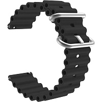 Универсальный ремешок для смарт-часов Ocean Band 22mm Black