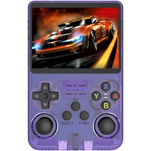 Ретро игровая приставка Data Frog R36s 15000 games in 1 Purple