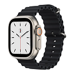 Ремешок Ocean Band для Apple Watch 42/44/45/46/49mm Black
