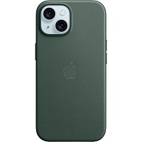 Чехол FineWoven Case with MagSafe для iPhone 15 Evergreen AAA