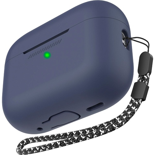 Чохол AhaStyle Colorful Silicone Case для AirPods Pro 2 Midnight Blue (CP-187-2-C-MB) - придбати в Дніпрі, Україні: ціна, характеристики | інтернет-магазин TOUCH