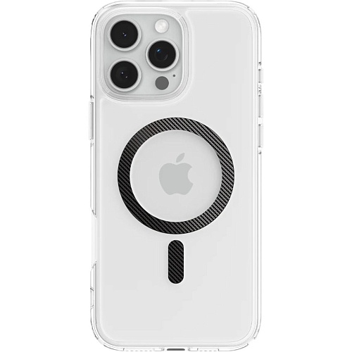 Чехол Spigen Ultra Hybrid MagSafe для Apple iPhone 16 Pro Carbon Fiber (ACS08131)