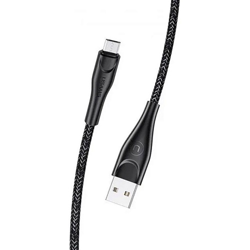 Кабель Usams U41 Braided USB-A to MicroUSB 2A 1m Black (SJ393USB01) - придбати в Дніпрі, Україні: ціна, характеристики | інтернет-магазин TOUCH