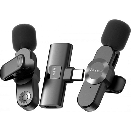 Микрофонная радиосистема Earldom ET-MC8C USB-C Black