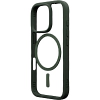 Чехол iLera ColorAnt Clear Case with MagSafe для Apple iPhone 16 Pro Deep Green (iLGCAClCaDG16Pr)