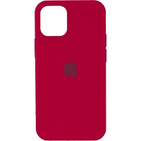 Чехол Silicone Case для Apple iPhone 15 Plus Rose Red AA