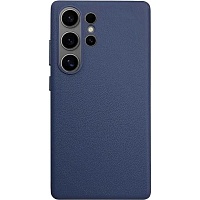 Чехол Epik Leather Case для Samsung Galaxy S25 Ultra Dark Blue AAA