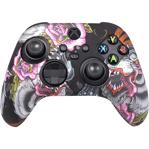 Чехол на геймпад Dobe Silicone Case для Xbox Series X/S Controller Black Dragon