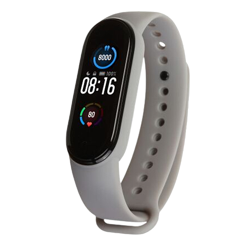 Ремешок ArmorStandart для Xiaomi Mi Band 7/6/5 New Style (Platinum Grey)