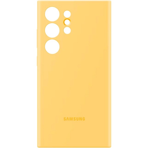 Чехол Samsung Silicone Case для Galaxy S24 Ultra Yellow (EF-PS928TYEGWW)
