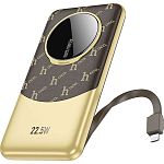 Внешний аккумулятор Hoco Q29 Nobility Lightning 10000mAh 22.5W Brown