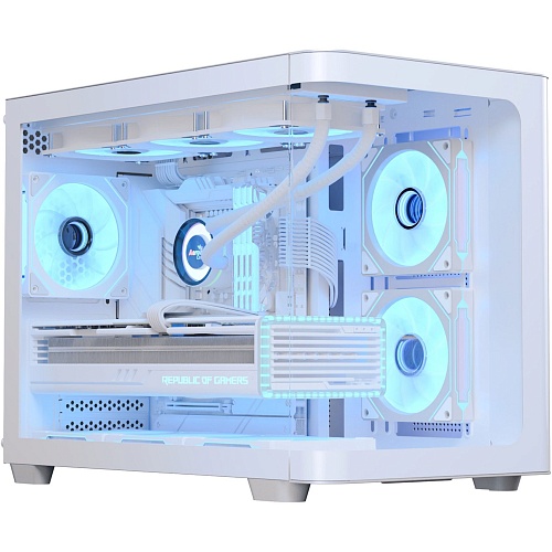 Корпус AeroCool P300C-G-WT-v1 White (ACCS-PN02033.21)