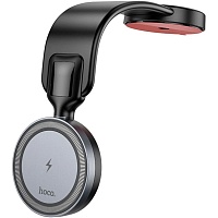 Автодержатель с беспроводной зарядкой Hoco HW29 Totem Ring Magnetic Wireless Black Metal Gray Автодержатель с беспроводной зарядкой Hoco HW29 Totem Ring Magnetic Wireless Black Metal Gray