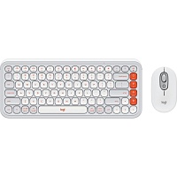 Комплект (клавиатура + мышь) Logitech POP Icon Combo Bluetooth UA Off-White (920-013141) Комплект (клавиатура + мышь) Logitech POP Icon Combo Bluetooth UA Off-White (920-013141)