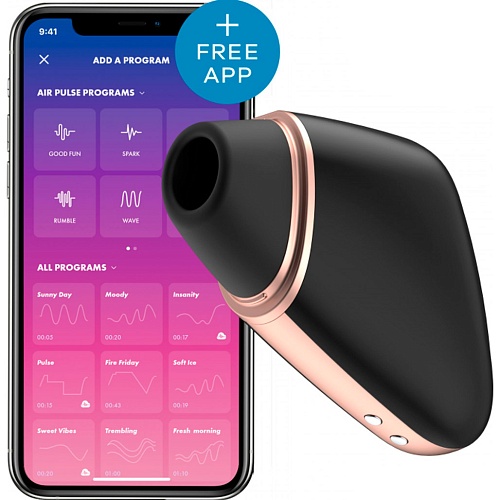 Смарт-вібратор Satisfyer Love Triangle Black (SO3894) - придбати в Дніпрі, Україні: ціна, характеристики | інтернет-магазин TOUCH