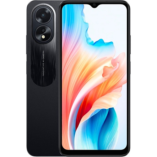 Смартфон Oppo A38 4/128GB Glowing Black Global EU