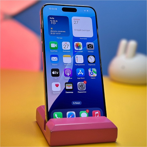 Смартфон Apple iPhone 15 Pro Max 256GB Natural Titanium (4081) Б/У