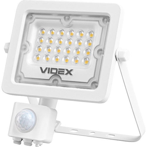 Світлодіодний прожектор Videx F2e 20W 5000K з датчиком руху і освітленості (VL-F2e205W-S) - придбати в Дніпрі, Україні: ціна, характеристики | інтернет-магазин TOUCH