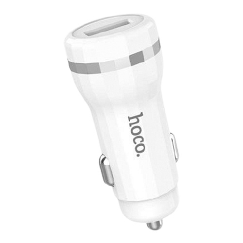 Автомобільний зарядний пристрій Hoco Z27 Car Charger 2USB 2.4A (White) - придбати в Дніпрі, Україні: ціна, характеристики | інтернет-магазин TOUCH