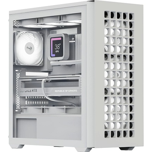 Корпус AeroCool D502A-G-WT-v1 White (ACCM-DS02043.21)