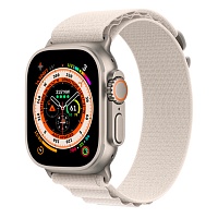 Смарт-часы Apple Watch Ultra 49mm Titanium Case with Starlight Alpine Loop Large (MQF13/MQFT3) Смарт-часы Apple Watch Ultra 49mm Titanium Case with Starlight Alpine Loop Large (MQF13/MQFT3)